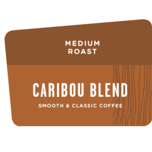 Label of Caribou Coffee Medium Roast