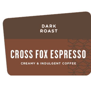 Label of Cross Fox Espresso Dark Roast