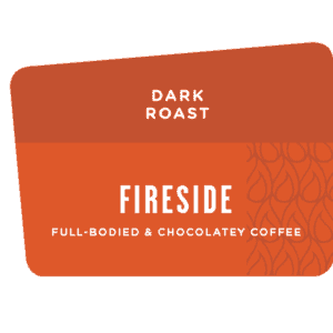Label of Fireside Dark Roast