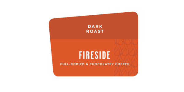 Label of Fireside Dark Roast