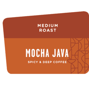 Label of Mocha Java Medium Roast
