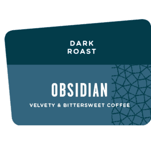 Label of Obsidian Dark Roast