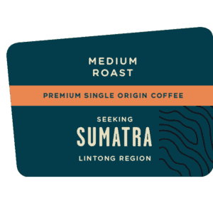 Label for Sumatra Medium Roast Single Origin Coffee