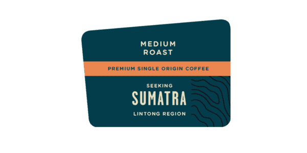 Label for Sumatra Medium Roast Single Origin Coffee