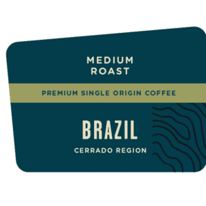 Medium Roast Brazil Single Origin Label