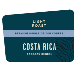 Light Roast Costa Rica Single Origin Label