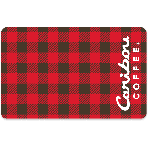 caribou coffee physical gift cards