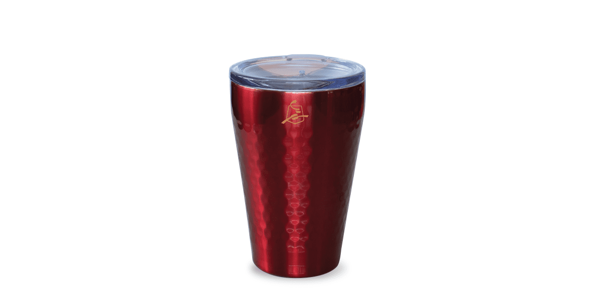 Honeycomb Stainless Steel Tumbler - Pink - Caribou Coffee