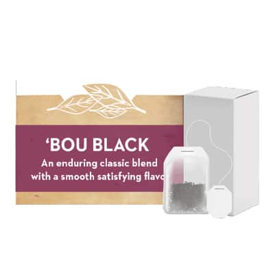 'Bou Black Tea is available for coffee subscriptions.