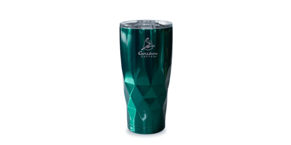 Tall Faceted Tumbler Emerald