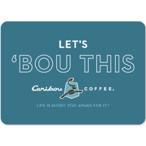 Let's Bou this physical gift card