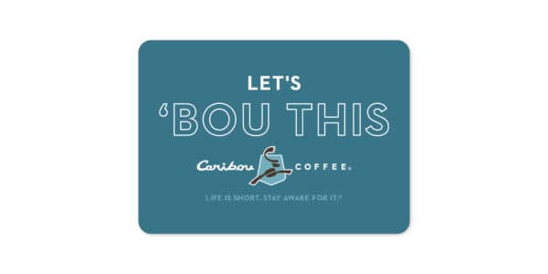 Let's Bou this physical gift card
