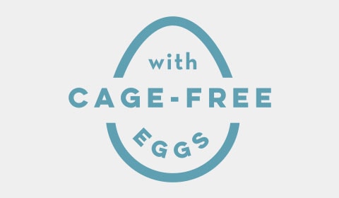 With Cage free eggs