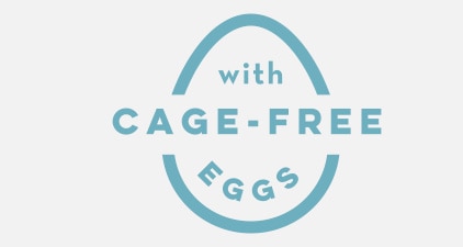 With Cage free eggs