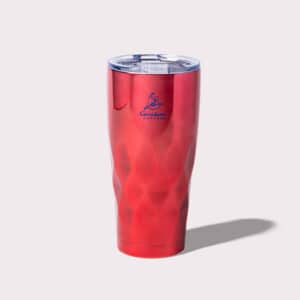 Red stainless steel tumbler