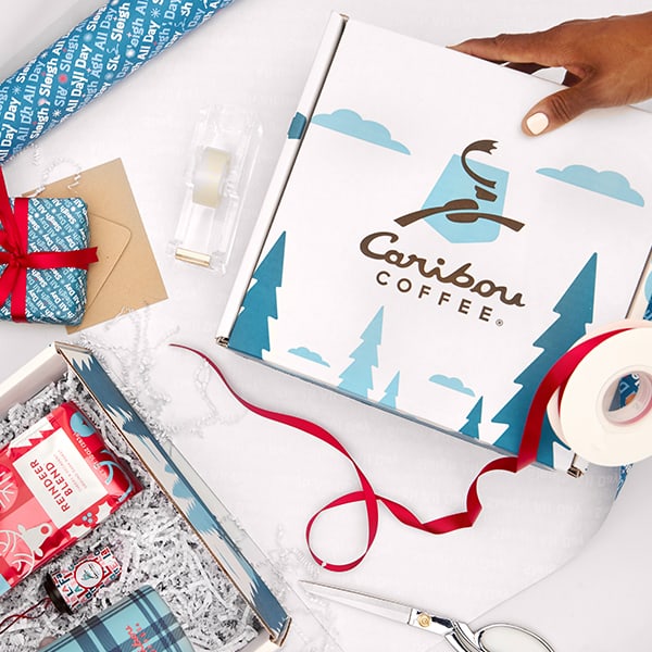 Curated gift boxes from Caribou Coffee