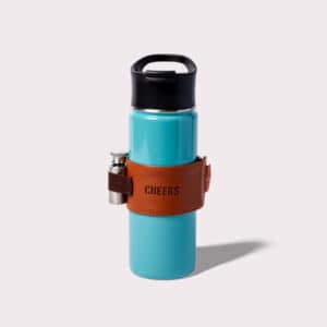 Blue bottle tumbler with Flask