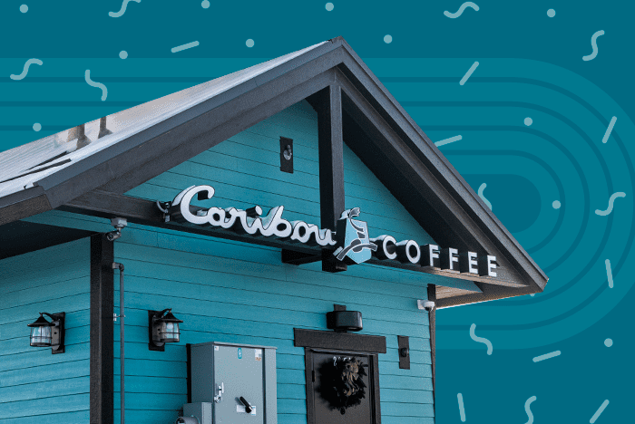 Caribou Coffee cabin location