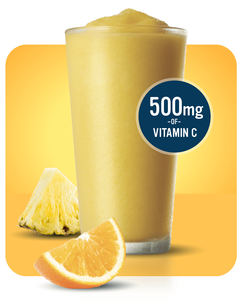 Tangerine Pineapple Smoothie. 500 mg of Vitamin C