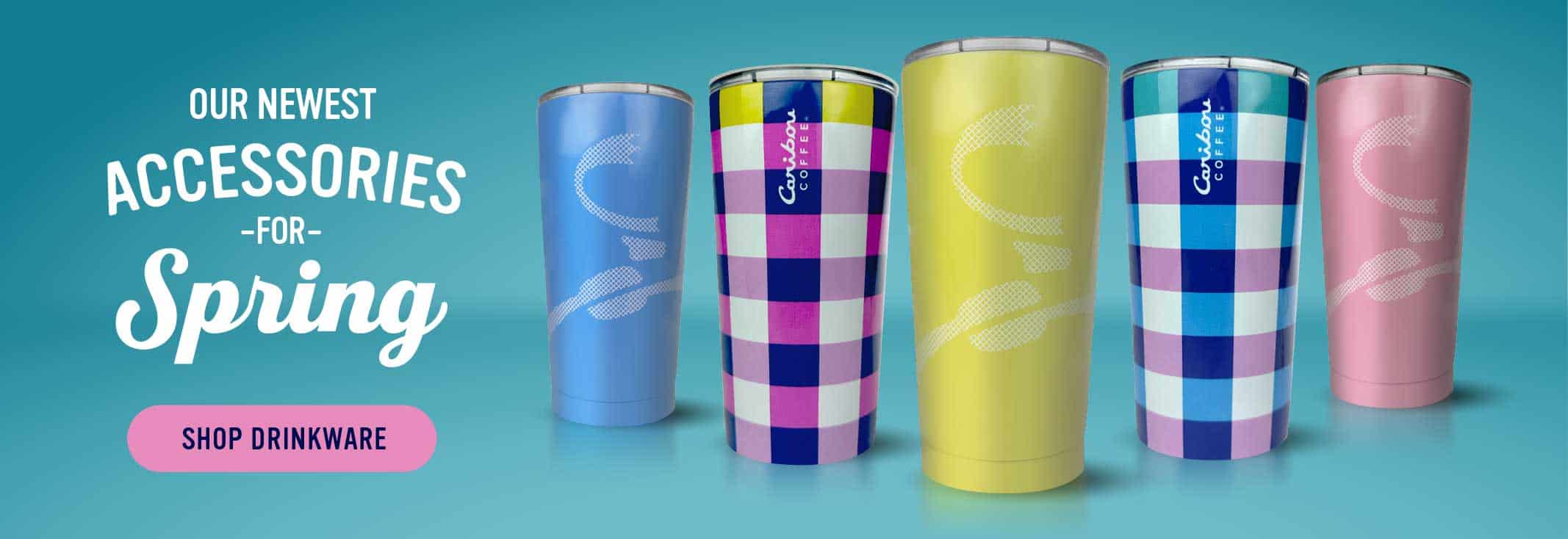 our newest accessories for spring. shop drinkware.