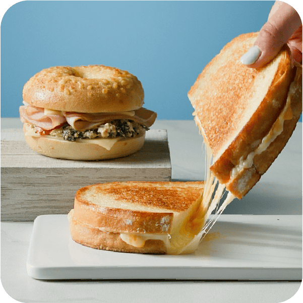 Grilled Cheese and Turkey Provolone Sandwiches