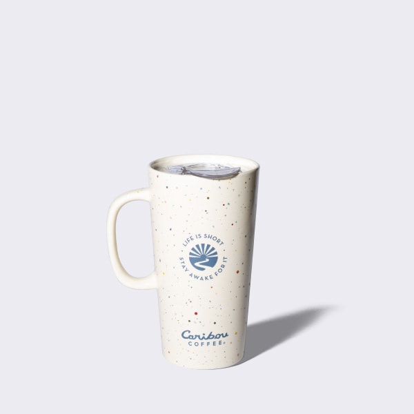 Vacation Vibes Cold Drink Cup 20oz w/Straw - Caribou Coffee