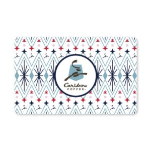 White holiday branded physical gift card