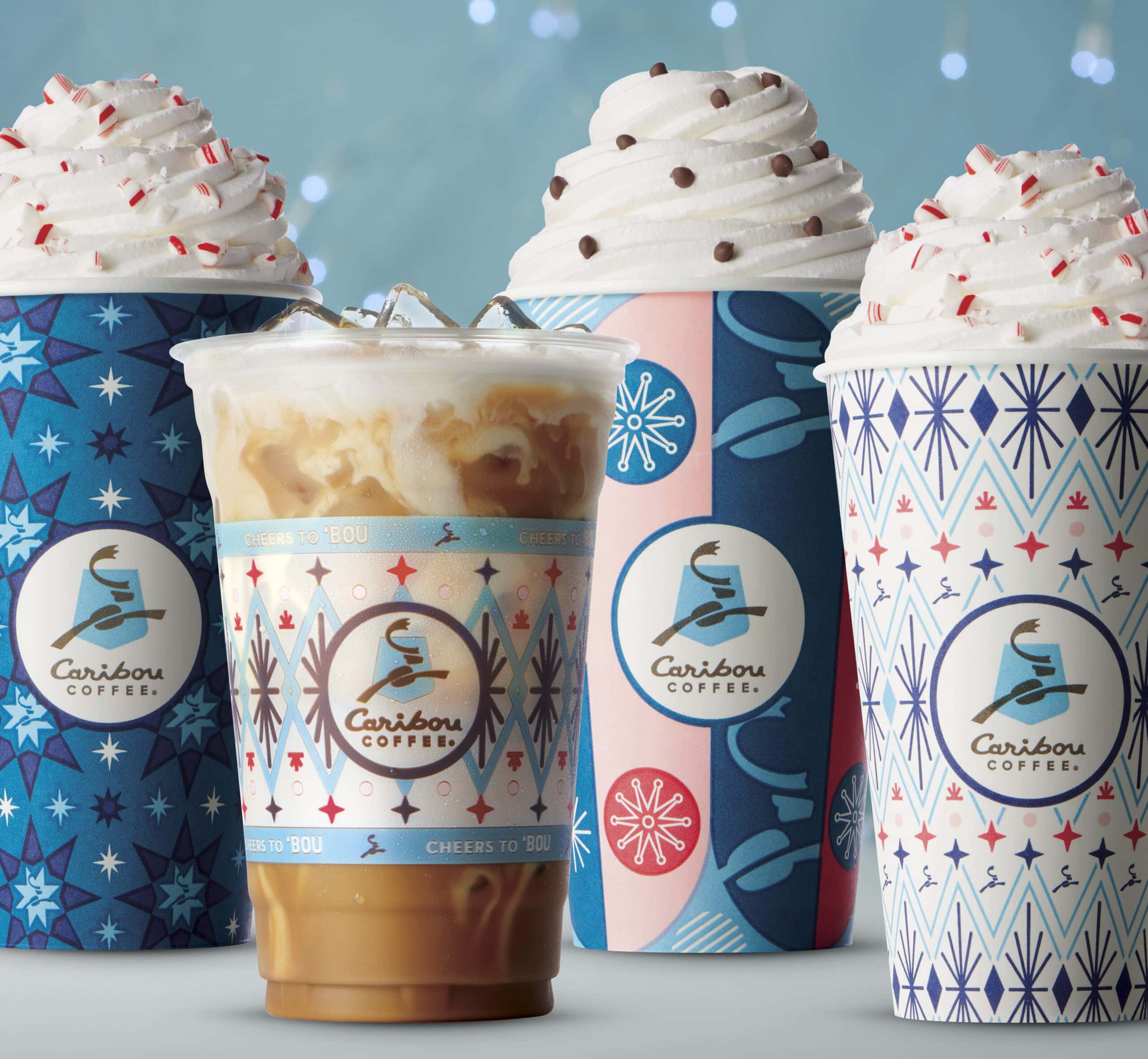 caribou coffee holiday cups