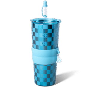 20oz Stainless Steel Logo Tumbler with Straw Topper