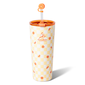 Summer Twist 20oz Stainless Steel Hot/Cold Tumbler - Tangerine
