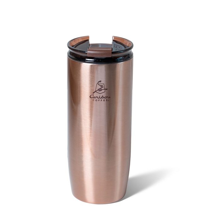 Fall Party 20oz Stainless Steel Logo Tumbler- Copper