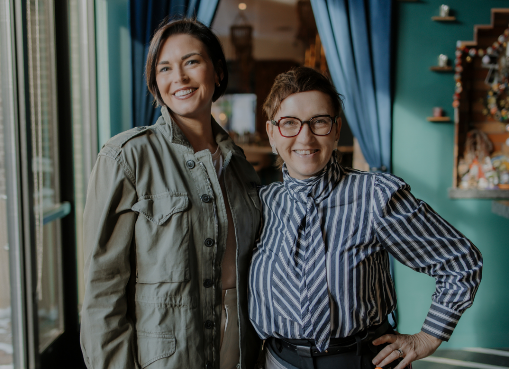 Anne Mezzenga and Ann Marshik, co-hosts of Fashion Field Report