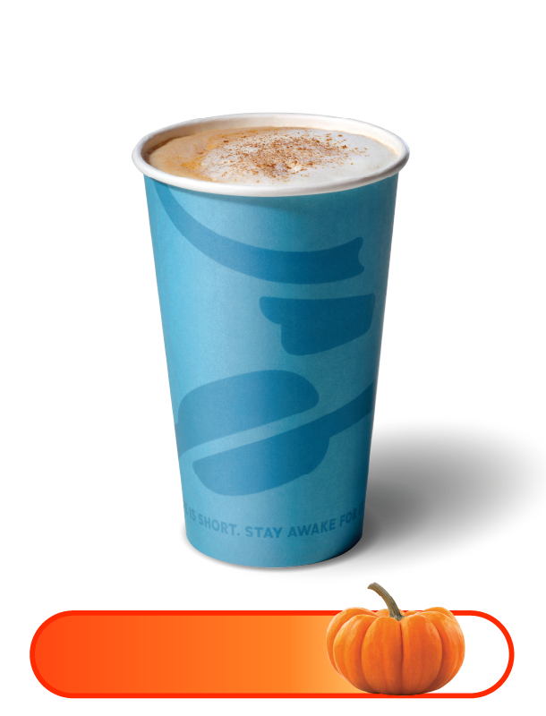 Pumpkin Chai Latte and medium/high pumpkin intensity scale
