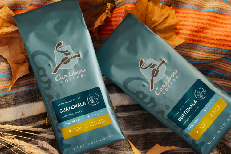 two packages of Guatemala prepack coffee